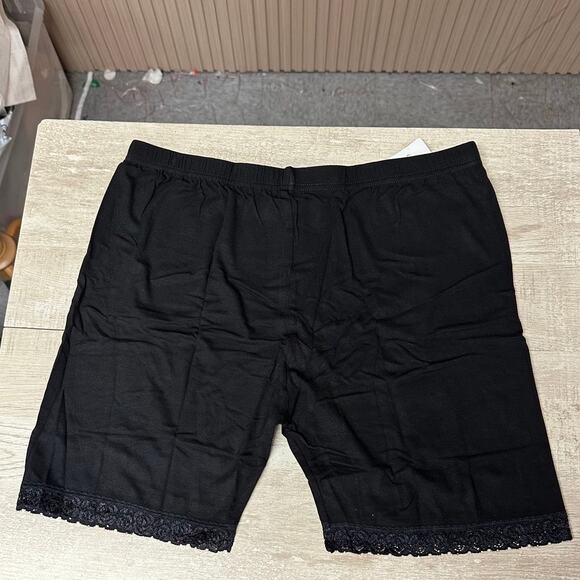Set of 2 CnlanRow Women's Lace Trim Short Women's Size XL - Picture 5 of 8